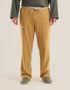 Reversible straight leg pants with elastic waistband